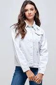 Destroyed Casual Denim Jacket(JK-4031)