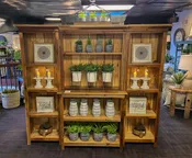 Three-Piece Barnwood Entertainment Center — Smucker Village
