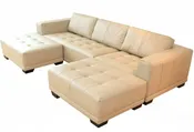 S088 4pc. Modular Leather Sofa Set — Stendmar