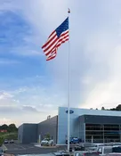 100' Internal Winch Aluminum Flagpole