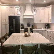 Thompson White 10 Ft Kitchen Cabinet Set (RTA Preconfigured Bundle)