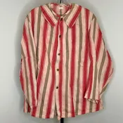 Antique Pink Robber Pinstripe Shirt