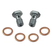 10mm x 1.0 Banjo Bolts w/Crush Washers Pair