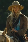 1883 Elsa Dutton Brown Trench Coat