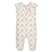 Bow Romper S/S - Watering Cans