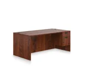 2PC Pre-Configured 60" Laminate Desk w/2 Drawer File $498.00