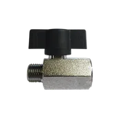 1/4" Mini Ball Valve MNPt x FNPT