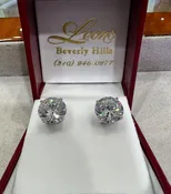 Classic Diamond Stud Earrings — Leon’s Beverly Hills