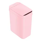 11 Liter / 3 Gallon Pink Plastic Sensor Bathroom Trash Can