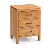 2 West 3 Drawer Wide Nightstand