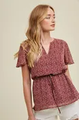 Boho Bloom Top