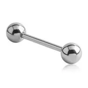 00g Stainless Straight Barbell (internal)