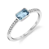 Aquamarine Ring