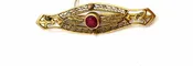 10K Gold Vintage Art Deco Filagree 10k Brooch