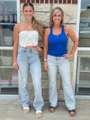 Abby Tummy Control Bootcut Jeans-Short