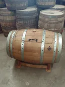 Rustic 30 Gallon Whiskey Barrel Ice Chest