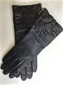 Caroline Amato /Boucle Cuff Gloves/ Navy