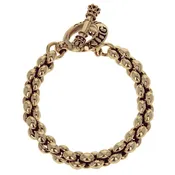 10k Gold Large Infinity Link Bracelet