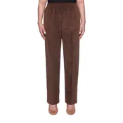 Alfred Dunner Classics Womens Petite Straight Corduroy Pant