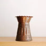Patina Metal Vase — Kimberly Rider Interiors