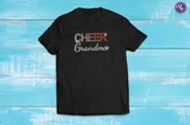 Cheer Grandma Rhinestone Fade Unisex Tee