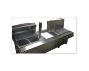 Charcoal Pit, Cooler and Grill