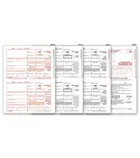 ABC 1099-MISC Tax Forms Set, 4-Part Filing Pack, 50 Sets, Includes Copies A, B, C &amp;amp; 1096 Transmittals