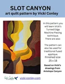Slot Canyon Pattern 25 x 18 — Vicki Conley