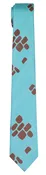 Blocks Tie in Aqua
