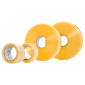 Primetac 620 3”x110YDS Clear Synthetic Rubber Hot Melt Tape CST (1.9MILS) 24 rolls per case
