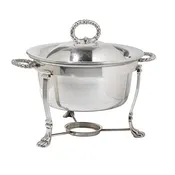 4 QT. ROUND SILVER CHAFERS — PREMIERE PARTY RENTS