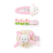 3pc Hair Clip Set – Puppy Blossom Pals