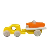 Bajo Car W/Boat- Yellow & Orange
