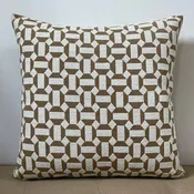 Sunbrella Pop Square Pillow in Assemble Teak