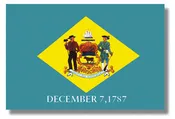 10'x15' Delaware State Outdoor Nylon Flag