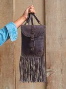 Bed Stu Sandy Lane Alkaline Grey DD Leather Crossbody Purse A621010 AKDD