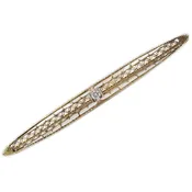 14kt Yellow Gold Bar Pin