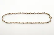 Bracelet - 18k gold, Rainbow Moonstone