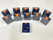 Alto Saxophone Reed Lot: 11 Boxes Rigotti Gold Blue 3.5 Light [84641]