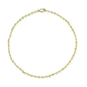 18K Yellow Briolette Fancy Yellow Diamond Necklace