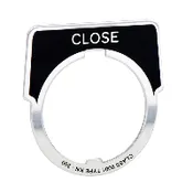 9001B108 - PUSH BUTTON Legend Plate 30MM T-B