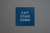 ADA - Exit Stair Down Signs