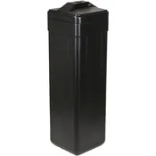 11"x36" Black Square Brine Tank with Float and Air Check