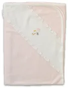 Animal Mobile pima cotton baby blanket.