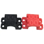 00 Gauge Cable Management Wire Comb Single Slot Can Use w/ Cable Tie Red/Black
