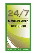 24/7 Menthol Gold 100 Bx