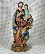 6″ St. Joseph with Child Statue