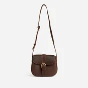 Adawa Full-Grain Leather Saddle Bag