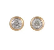 18K Diamond Stud Earrings