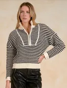1/4 Zip Knit Sweater
